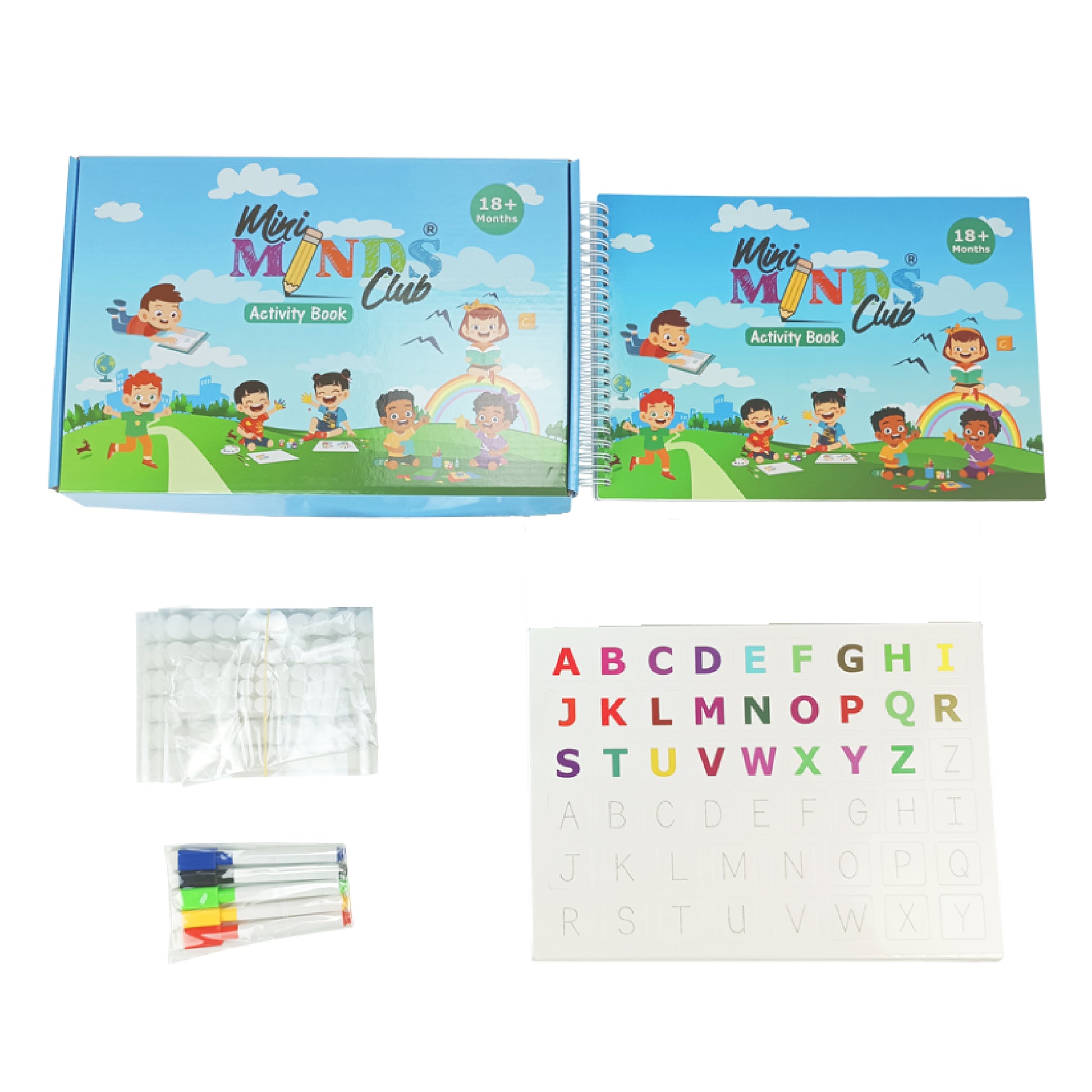Mini Minds Busy Book for ages 18 months - 3 Years