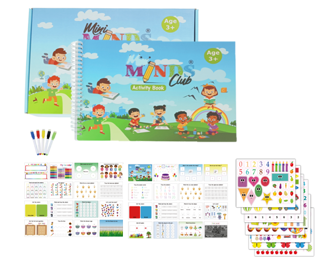 Mini Minds Busy Book for ages 3 - 4.5 Years